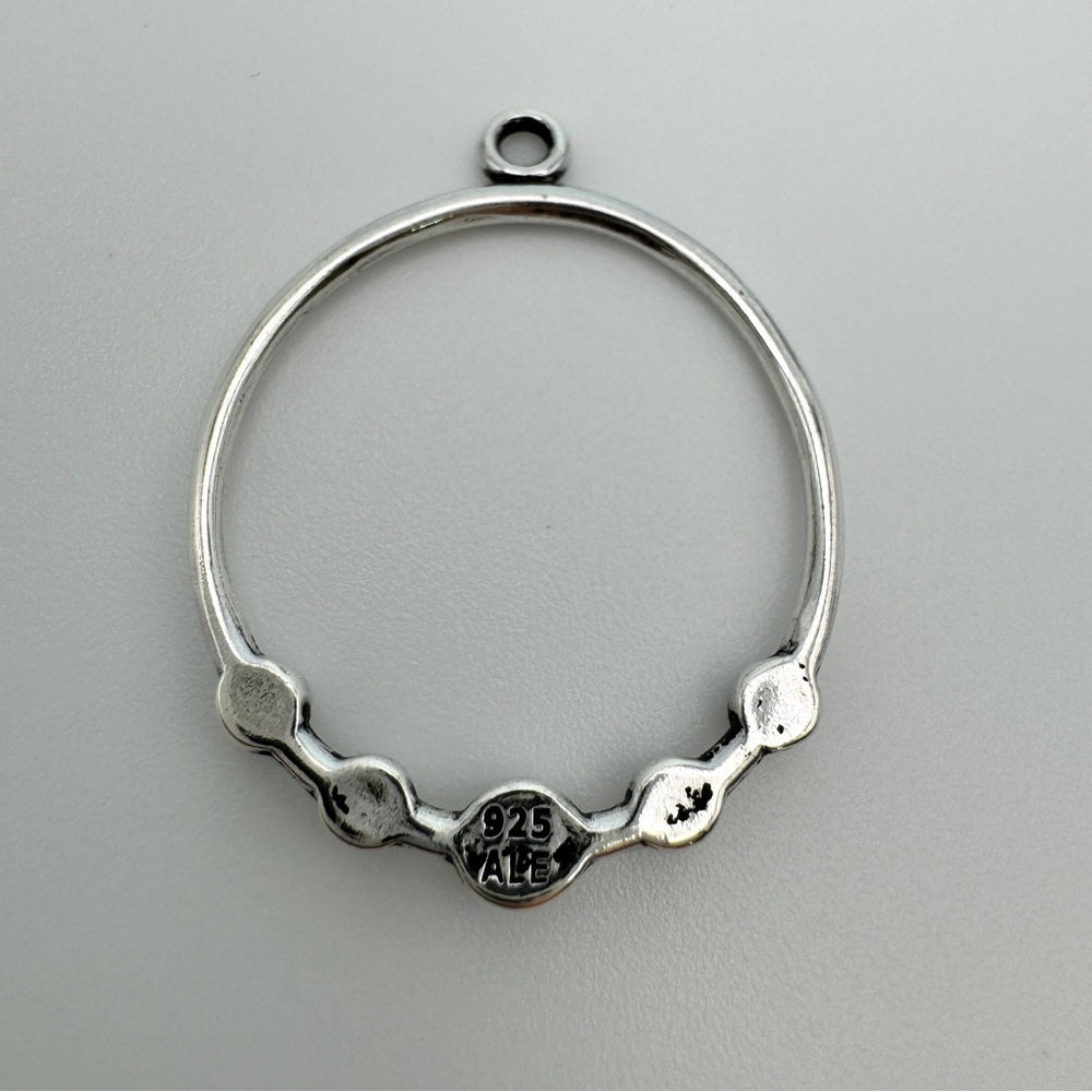 Pandora Compose Single Onyx Drop Dangle 290625o 9… - image 4